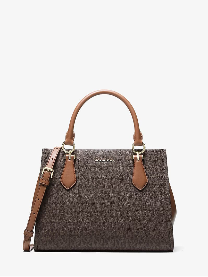 Michael Kors Signature Monogram Satchel