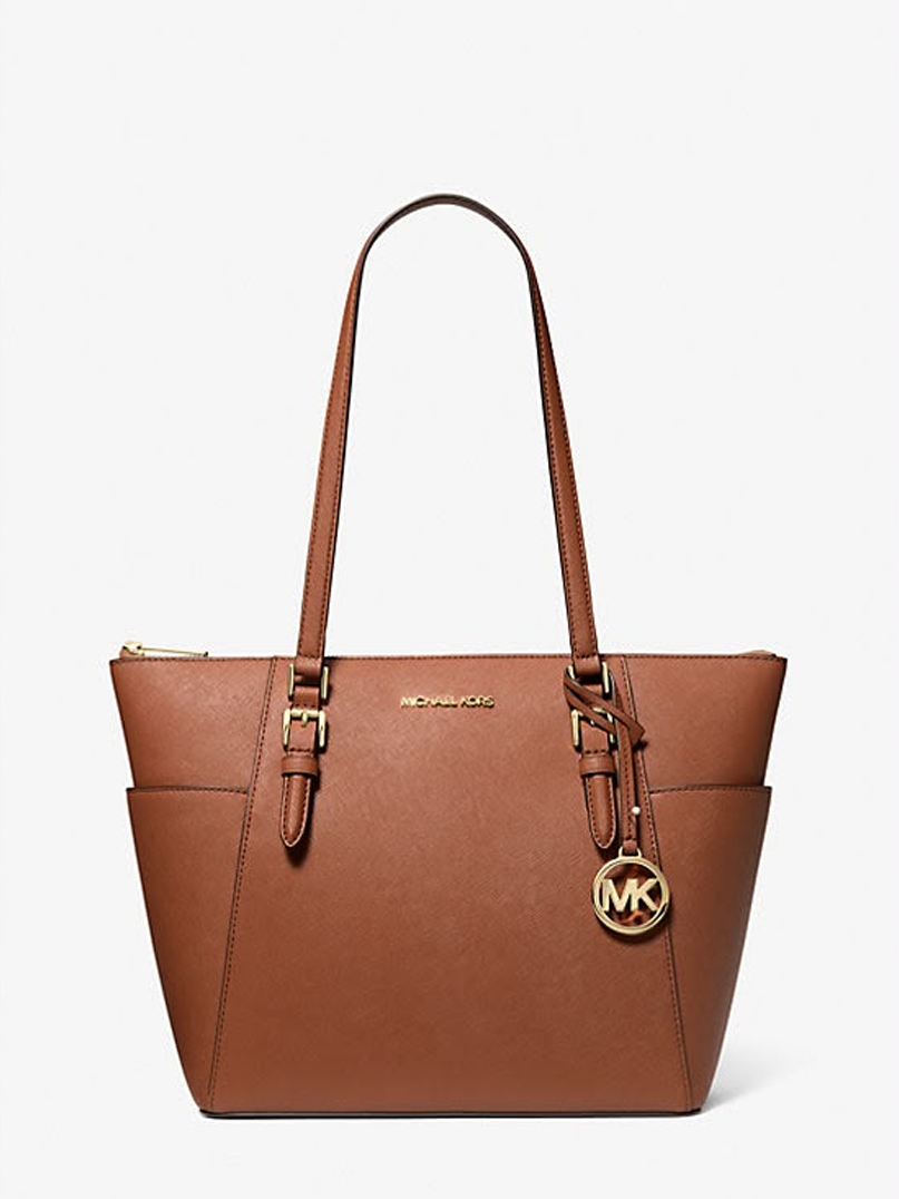 Michael Kors Charlotte Medium Saffiano Leather Tote