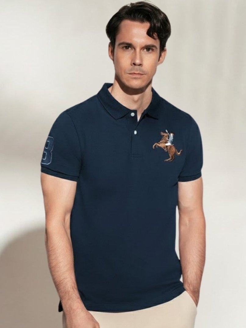 Giordano Deep Navy Blue Polo Shirt