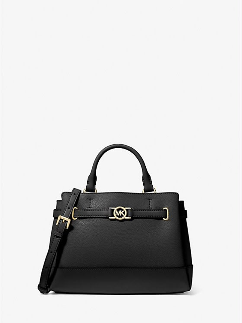 Michael Kors Reed Belted Leather Satchel