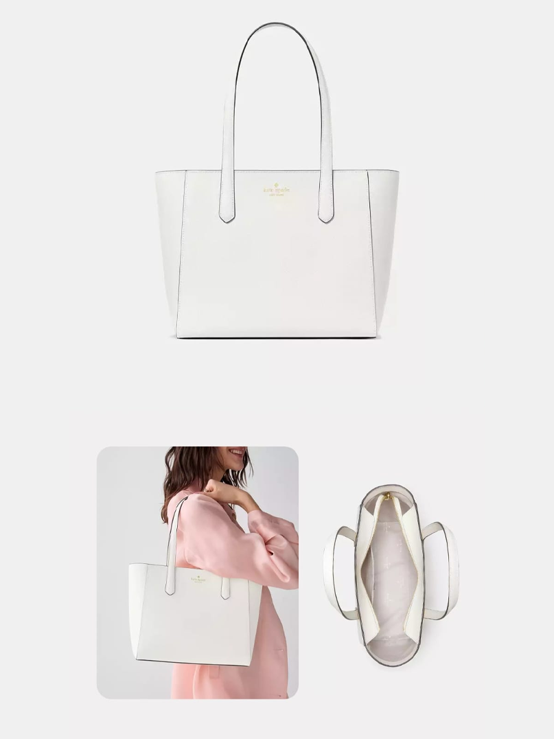 Kate Spade New York Structured Leather Tote Bag