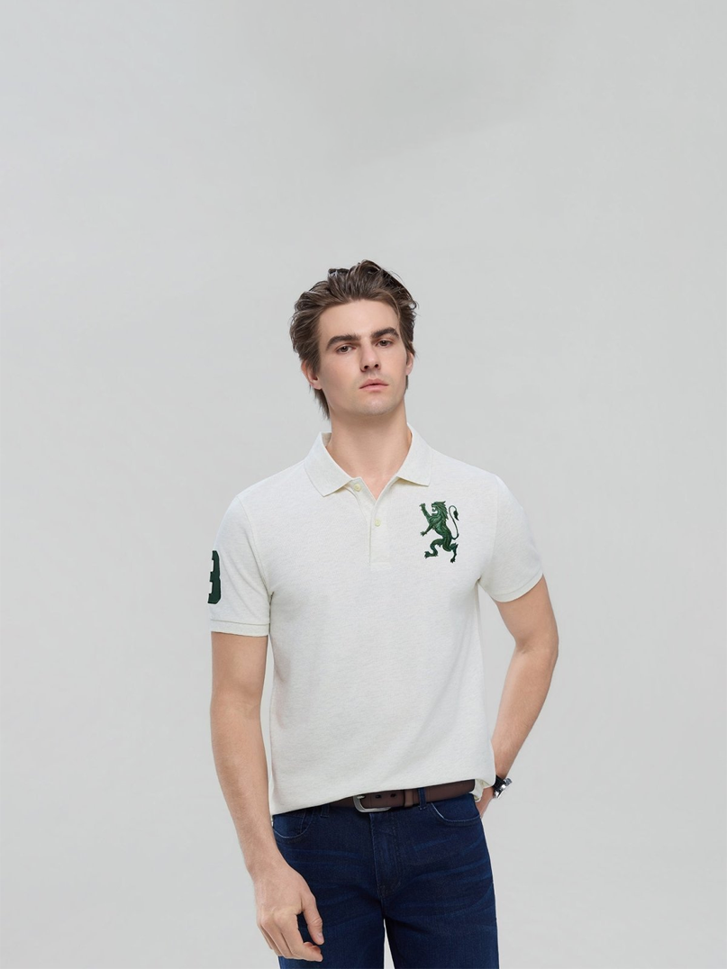 Giordano Off-white Polo Shirt