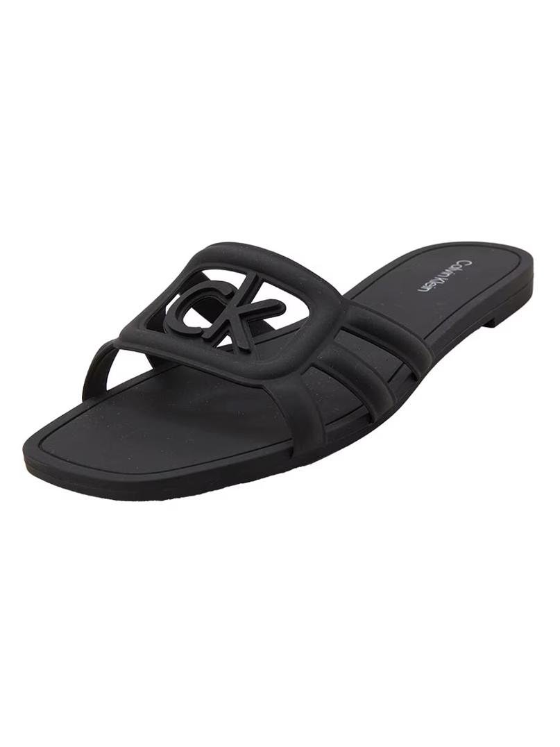 Calvin Klein Women's Molded Monogram Slide Sandals