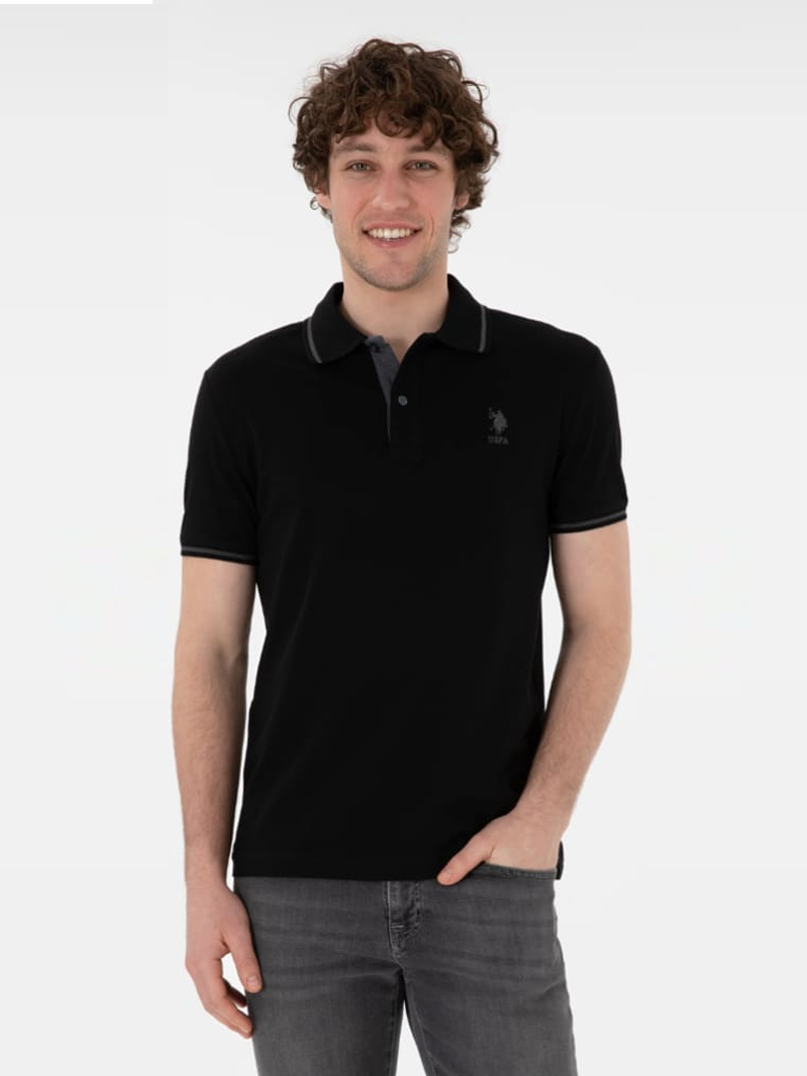 U.S. Polo Assn. Men’s Tonal Embroidered Short-Sleeve Polo Shirt