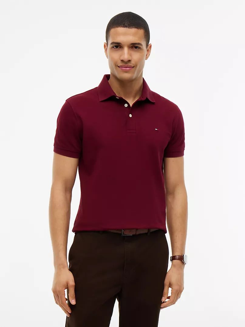 Tommy Hilfiger Red Polo Shirt