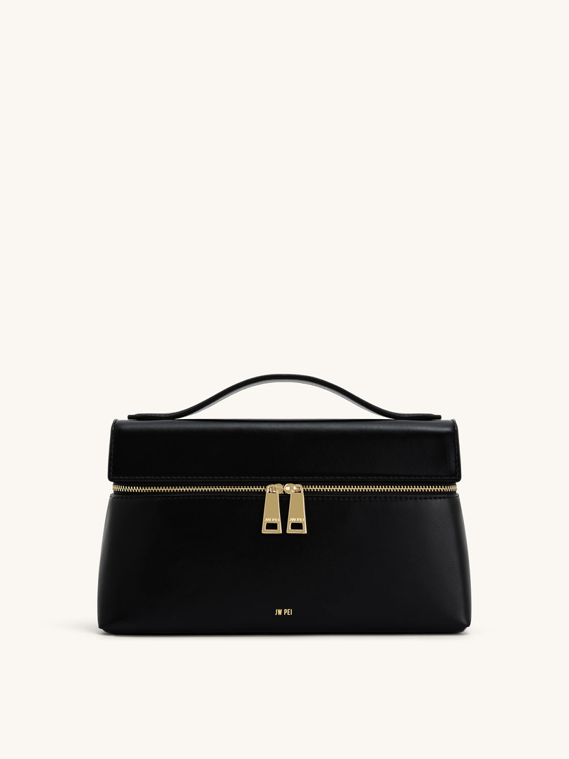 JW PEI Thea Vanity Top-Handle Bag in Black