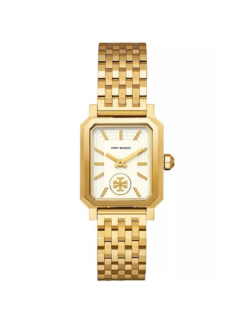 Tory Burch Eleanor Octagonal Gold-Tone Bracelet Watch