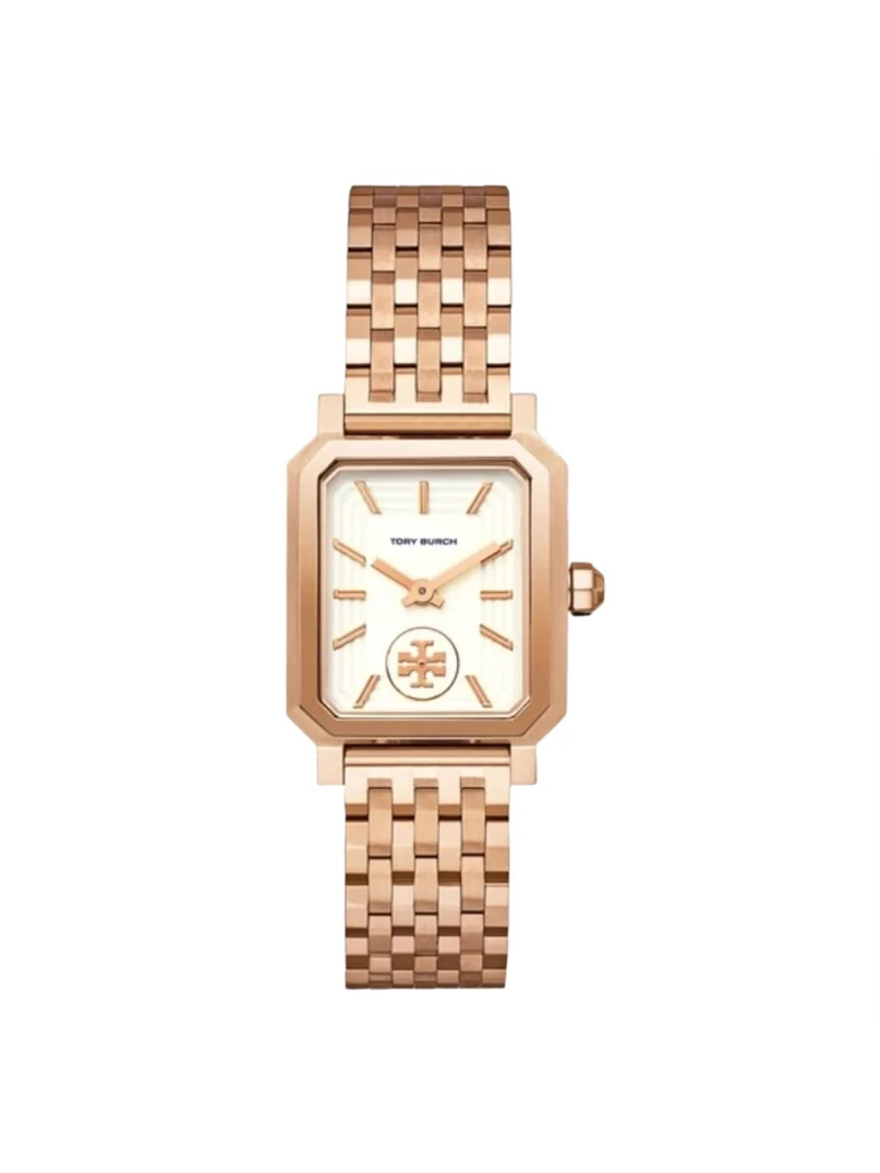 Tory Burch Eleanor Octagonal Rose Gold-Tone Bracelet Watch