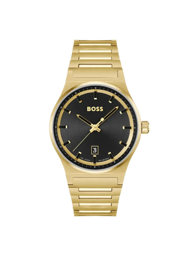 Hugo Boss Gold-Tone Integrated Watch